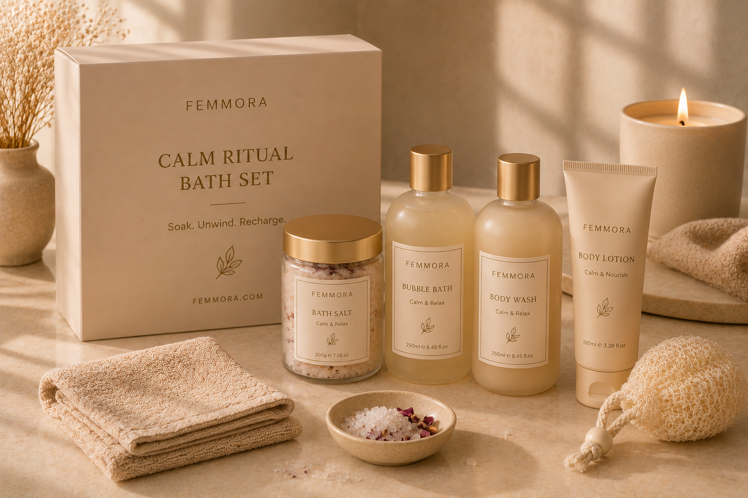 Calm Ritual Bath Set