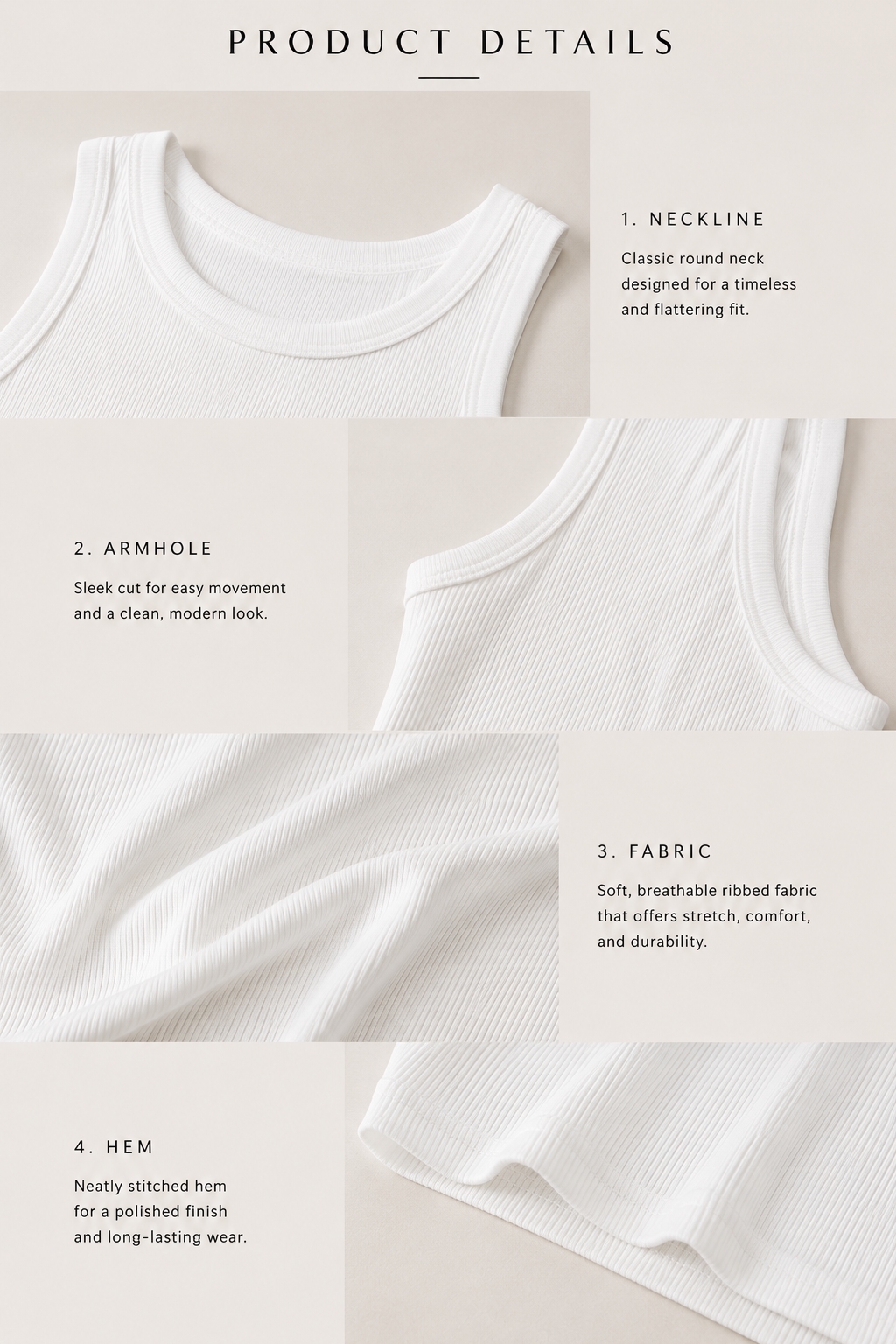 Élodie Ribbed Tank™